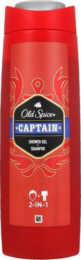 Old Spice Captain 3in1 Ανδρικό Αφρόλουτρο & Σαμπουάν σε Μορφή Gel για Σώμα, Μαλλιά & Πρόσωπο 400ml