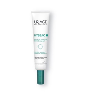 Uriage Hyseac SOS Drying Gel Τοπική Φροντίδα SOS Ξηραντικό Τζελ για Μείωση Ατελειών 15ml