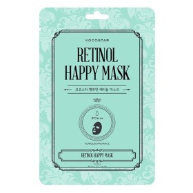 Kocostar Retinol Happy Mask Εμποτισμένη Μάσκα Προσώπου Ρετινόλης για Λεία & Λαμπερή Επιδερμίδα 1τμχ