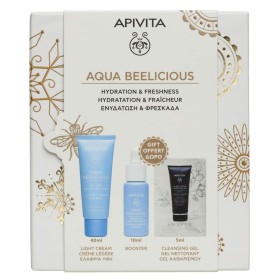 Apivita Promo Aqua Beelicious Ενυδατική Κρέμα-Gel Ελαφριάς Υφής 40ml & Δώρο Booster 10ml & Gel Καθαρισμού Πρόσωπου 5ml