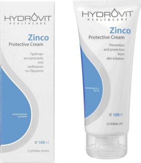 Hydrovit Zinco Protective Cream Προστατευτική Κρέμα Ανάπλασης της Ευαίσθητης Επιδερμίδας 100ml