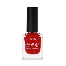 Korres Gel Effect Nail Colour 53 Royal Red Βερνίκι Νυχιών με Αμυγδαλέλαιο 11ml