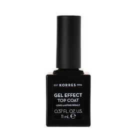 Korres Gel Effect Nail Colour Top Coat Βερνίκι Νυχιών με Αμυγδαλέλαιο 11ml