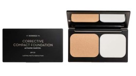 Korres Corrective Compact Foundation SPF20 Διορθωτικό Compact Make-up ACCF2 με Ενεργό Άνθρακα Για Ατέλειες & Ματ Αποτέλεσμα 9.5g