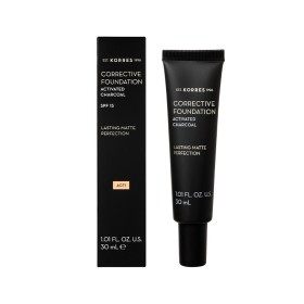 Korres Corrective Foundation SPF15 Διορθωτικό Make-up ACF1 με Ενεργό Άνθρακα Για την Κάλυψη των Ατελειών & Ματ Αποτέλεσμα 30ml