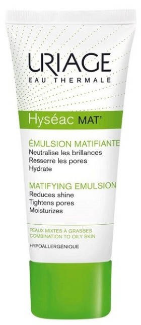 Uriage Hyseac MAT Matifying Emulsion Σμηγματορυθμιστική Ενυδατική Κρέμα Προσώπου για Δέρμα με Τάση Ακμής 40ml
