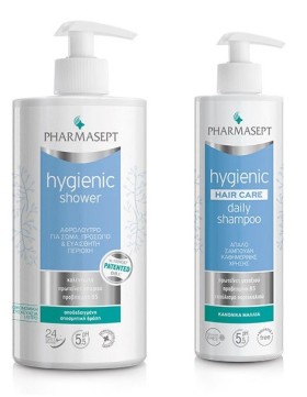 Pharmasept Hygienic Promo Showergel για Πρόσωπο & Σώμα 1lt & Hair Care Daily Σαμπουάν 500ml
