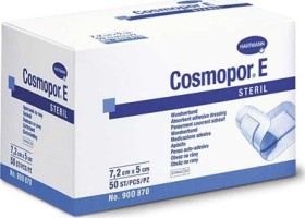 Hartmann Cosmopor E Αυτοκόλλητη Αποστειρωμένη Γάζα 7,2 x 5 cm 1τμχ