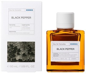Korres Black Pepper Eau De Toilette Ανδρικό Άρωμα 50ml
