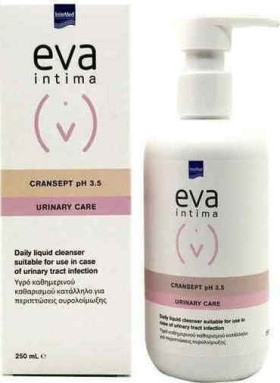 Intermed Eva Intima Wash Cransept Υγρό Καθαρισμού Ευαίσθητης Περιοχής 250ml