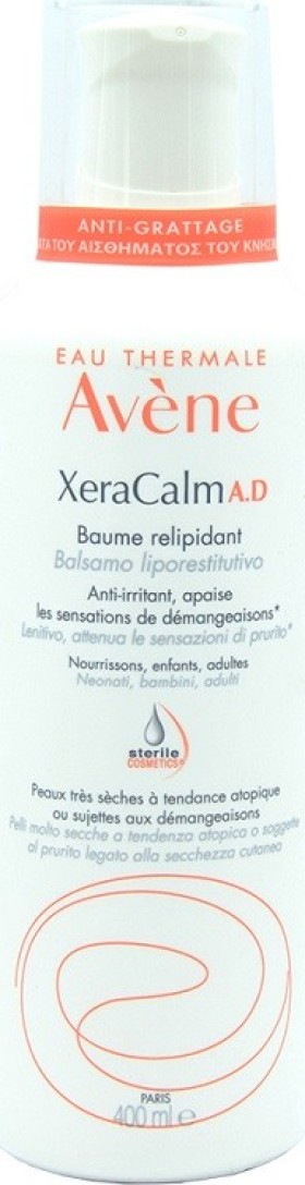 Avene Xeracalm A.D Baume Relipidant Βάλσαμο για Αναπλήρωση των Λιπιδίων 400ml