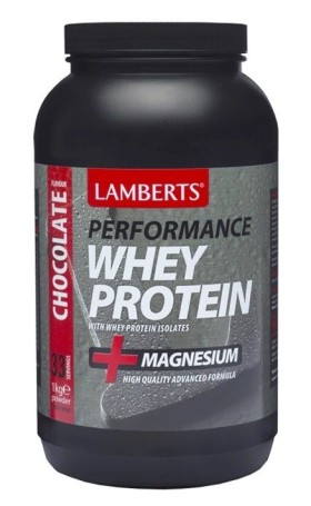 Lamberts Performance Whey Protein Υψηλής Ποιότητας & Καθαρότητας Πρωτε?νη Σοκολάτα 1000g