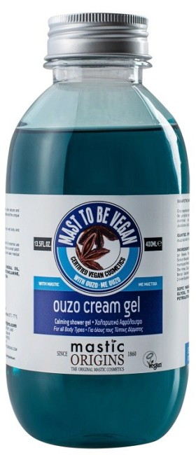 Mastic Origins Ouzo Cream Gel Χαλαρωτικό Αφρόλουτρο Ούζο 400ml