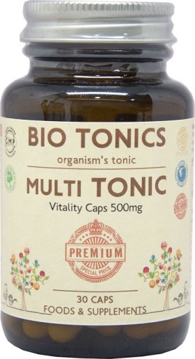 Bio Tonics Multi Tonic Φυσικό Συμπλήρωμα Διατροφής 30caps