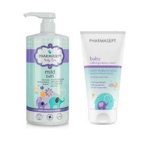 Pharmasept Promo Mild bath 1L & Calming Nappy Cream 150ml