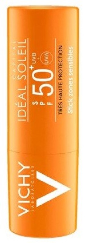 Vichy Ideal Soleil spf50+ Αντηλιακό Στικ για Ευαίσθητες Περιοχές 9gr