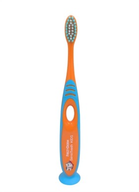 Frezyderm Sensiteeth Kids Toothbrush Soft Μαλακή Οδοντόβουρτσα για 7+ Eτών Πορτοκαλί 1τμχ