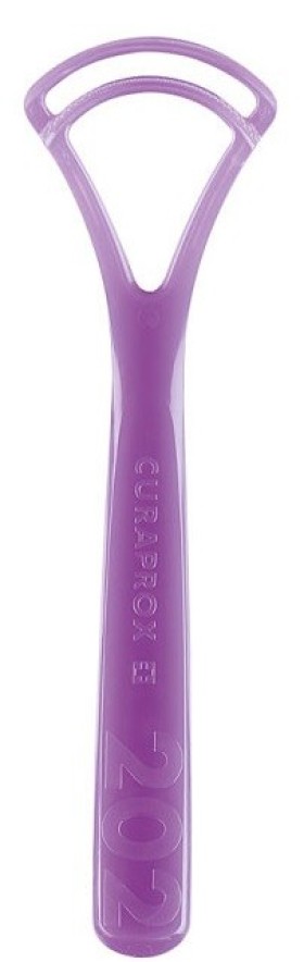 Curaprox Tongue Cleaner CTC202 Καθαριστής Γλώσσας Μωβ 1τμχ