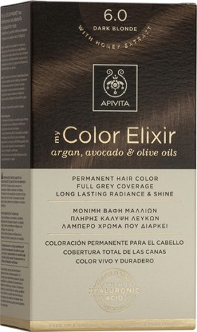 Apivita My Color Elixir Βαφή Μαλλιών 6.0 Ξανθό Σκούρο