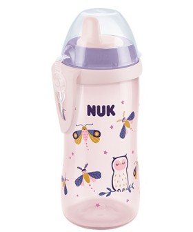 Nuk First Choice Kiddy Cup Night Παγουράκι με Ρύγχος 12+m Ροζ 300ml