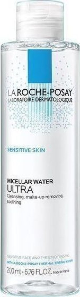 La Roche Posay Eau Micellaire Ultra Ντεμακιγιάζ Προσώπου-Ματιών & Χειλιών για Ευαίσθητο Δέρμα 200ml