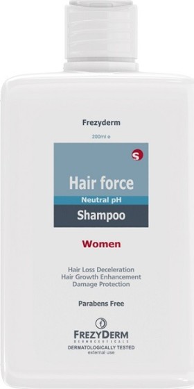 FrezyDerm Hair Force Shampoo Women Τριχοτονωτικό Σαμπουάν για Γυναίκες 200ml