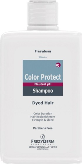 FrezyDerm Color Protect Shampoo Σαμπουάν Προστασίας Χρώματος Μαλλιών 200ml