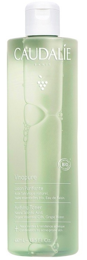 Caudalie Vinopure Purifying Toner Τονωτική Λοσιόν για Μικτές με Τάση Ακμής Επιδερμίδες 400ml