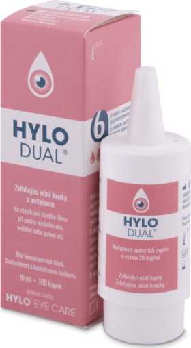 Hylo Dual Λιπαντικές Οφθαλμικές Σταγόνες 10ml