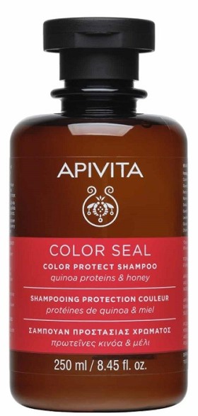 Apivita Color Seal Σαμπουάν Προστασίας Χρώματος με Πρωτε?νες Κινόα & Μέλι 250ml