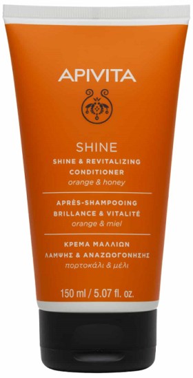 Apivita Shine & Revitalizing Conditioner Κρέμα Μαλλιών για Λάμψη & Αναζωογόνηση 150ml