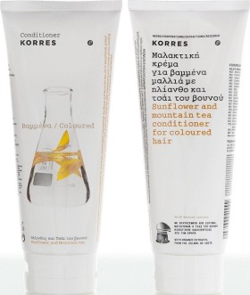 Korres Conditioner με Ηλίανθο & Τσάι του Βουνού για Βαμμένα Μαλλιά 200ml