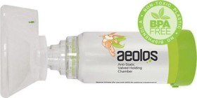 Aeolos Anti-Static Valved Holding Chamber Αεροθάλαμος Εισπνοών για Παιδιά 1-6 ετών