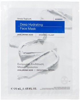 Korres Greek Yoghurt Deep Hydrating Face Mask Μάσκα Προσώπου για Ενισχυμένη Ενυδάτωση 1τμχ