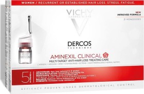 Vichy Promo Dercos Animexil Clinical 5 Women Αγωγή Κατά της Τριχόπτωσης 21x6ml monodoses