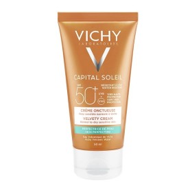 Vichy Capital Soleil spf50+ Αντηλιακή Κρέμα Προσώπου για Βελούδινη Επιδερμίδα 50ml