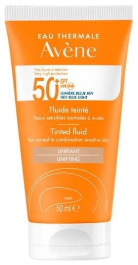 Avene Fluid Teinte SPF50+ Αντηλιακή Κρέμα Προσώπου με Χρώμα 50ml