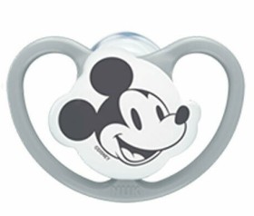 Nuk Space Disney Mickey & Minnie Πιπίλα Σιλικόνης Γκρι 0-6m
