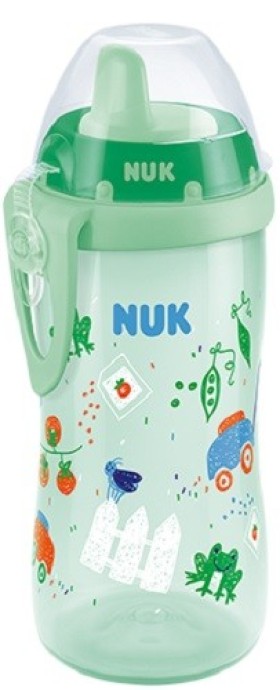 Nuk First Choice Kiddy Cup Παγουράκι με Ρύγχος Πράσινο 12+m 300ml