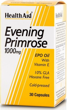 Health Aid Evening Primrose Oil Έλαιο Νυχτολούλουδου 1000mg 30Caps