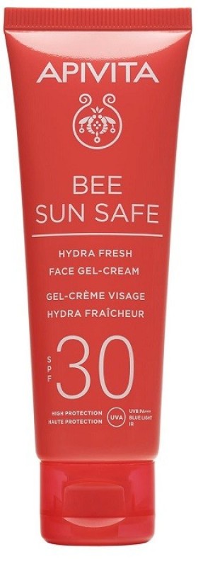 Apivita Bee Sun Safe Hydra Fresh Face Gel-Cream Ενυδατική Κρέμα-Gel Προσώπου spf30 50ml