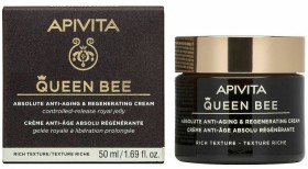 Apivita Queen Bee Anti-Aging & Regenerating Cream Κρέμα Απόλυτης Αντιγήρανσης Πλούσιας Υφής 50ml