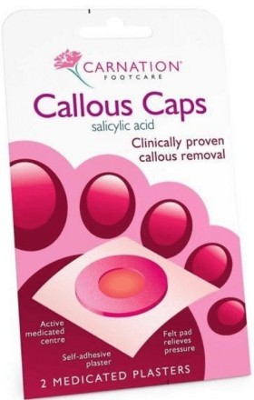 Carnation Callous Caps Επιθέματα Αφαίρεσης Κάλων 2τμχ