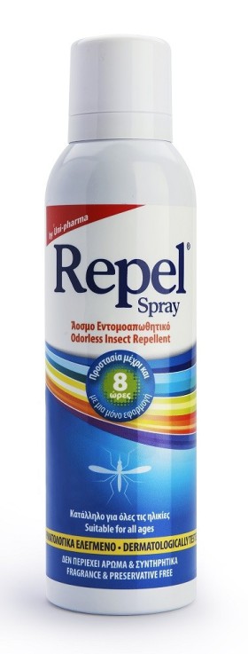 Uni-Pharma Repel Spray Άοσμο Εντομοαπωθητικό Spray 150ml