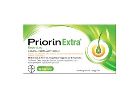 Bayer Priorin Extra Συμπλήρωμα Διατροφής Κατά της Τριχόπτωσης 60Caps