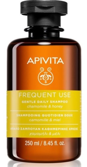 Apivita Frequent Use Gentle Daily Shampoo Chamomile & Honey Σαμπουάν Καθημερινής Χρήσης  Χαμομήλι & Μέλι 250ml