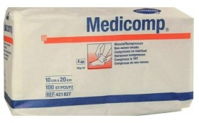 Hartmann Medicomp Γάζες Μη Αποστειρωμένες 10cmx20cm 100τμχ