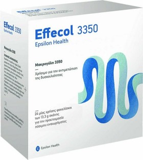 Effecol 3350 Αντιμετώπιση της Δυσκοιλιότητας 24φακελίσκοι των 13,3g