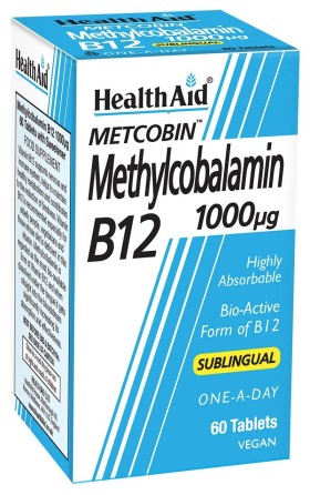 Health Aid Methylcobalamin Metcobin B12 1000mg 60Ταμπλέτες