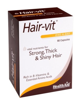 Health Aid Hair-Vit Βιταμίνες κατά της Τριχόπτωσης 90 caps